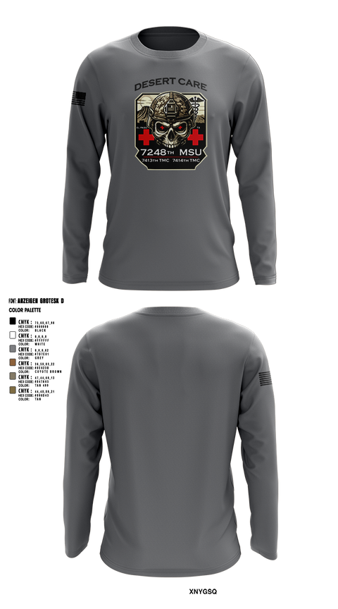 Long Sleeve Performance Shirt, 7248th MSU, , Teamtime, Team time, sublimation, custom sports apparel, team uniforms, spirit wear, spiritwear, sports uniforms, custom shirts, team store, custom team store, fundraiser sports, apparel fundraiser