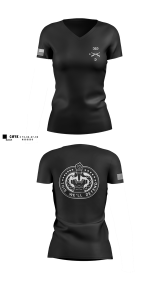 Womens Short Sleeve Vneck Shirt, D 4-323, , Teamtime, Team time, sublimation, custom sports apparel, team uniforms, spirit wear, spiritwear, sports uniforms, custom shirts, team store, custom team store, fundraiser sports, apparel fundraiser
