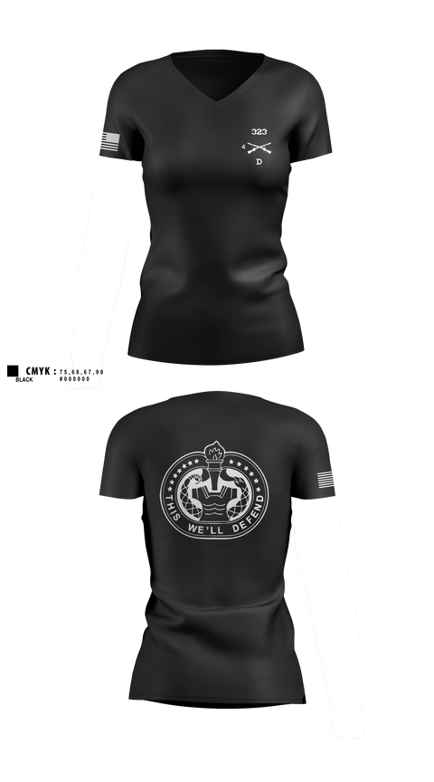 Womens Short Sleeve Vneck Shirt, D 4-323, , Teamtime, Team time, sublimation, custom sports apparel, team uniforms, spirit wear, spiritwear, sports uniforms, custom shirts, team store, custom team store, fundraiser sports, apparel fundraiser