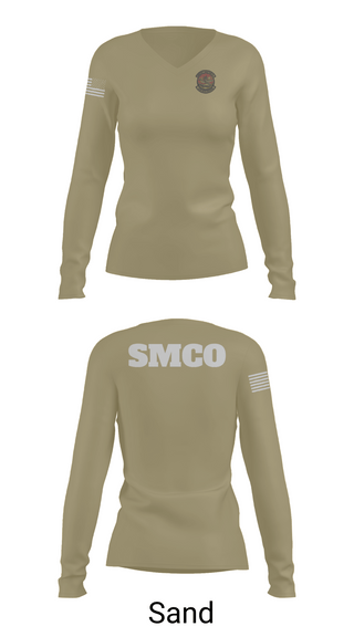 Womens Long Sleeve Vneck Shirt, SMCO, , Teamtime, Team time, sublimation, custom sports apparel, team uniforms, spirit wear, spiritwear, sports uniforms, custom shirts, team store, custom team store, fundraiser sports, apparel fundraiser