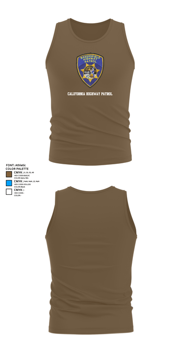 California Highway Patrol 18919595 Tank Top - 18