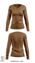 124th ATKS 33419256 Women's Long Sleeve V-neck Shirt - 103 (1)