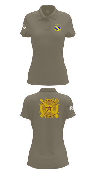 Womens Short Sleeve Performance Polo, 2nd BN (LS) 349th RGT, , Teamtime, Team time, sublimation, custom sports apparel, team uniforms, spirit wear, spiritwear, sports uniforms, custom shirts, team store, custom team store, fundraiser sports, apparel fundraiser