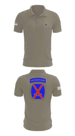 Short Sleeve Performance Polo, 1-155th, , Teamtime, Team time, sublimation, custom sports apparel, team uniforms, spirit wear, spiritwear, sports uniforms, custom shirts, team store, custom team store, fundraiser sports, apparel fundraiser