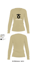 MCAGCC COMMSTRAT 43565701 Women's Long Sleeve V-neck Shirt - 82