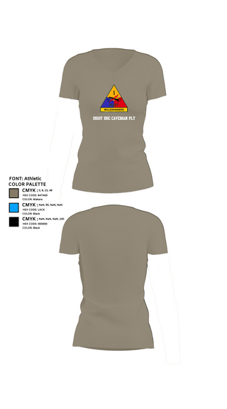 Womens Short Sleeve Vneck Shirt, 261st BSC CAVEMAN PLT, , Teamtime, Team time, sublimation, custom sports apparel, team uniforms, spirit wear, spiritwear, sports uniforms, custom shirts, team store, custom team store, fundraiser sports, apparel fundraiser