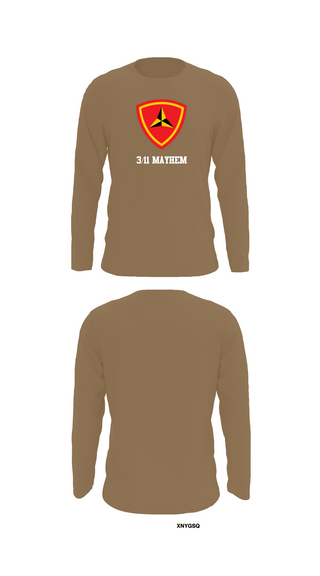 Long Sleeve Performance Shirt, 3/11 Mayhem, , Teamtime, Team time, sublimation, custom sports apparel, team uniforms, spirit wear, spiritwear, sports uniforms, custom shirts, team store, custom team store, fundraiser sports, apparel fundraiser