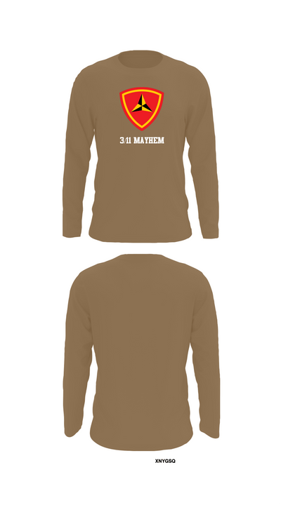 3/11 Mayhem 49305412 Long Sleeve Performance Shirt 12