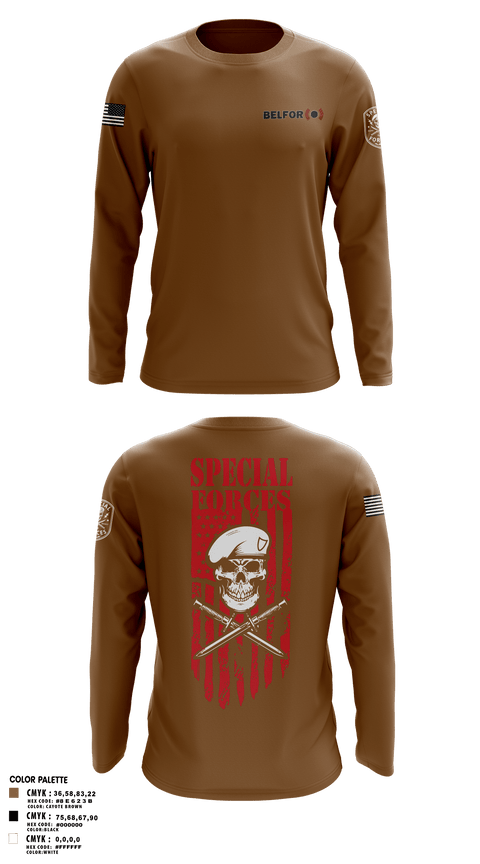 Long Sleeve Performance Shirt, Belfor, , Teamtime, Team time, sublimation, custom sports apparel, team uniforms, spirit wear, spiritwear, sports uniforms, custom shirts, team store, custom team store, fundraiser sports, apparel fundraiser
