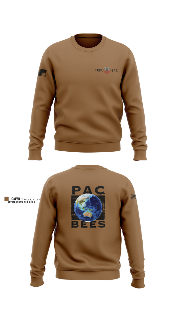 Crew Neck Sweatshirt, NMCB 4, Navy, Teamtime, Team time, sublimation, custom sports apparel, team uniforms, spirit wear, spiritwear, sports uniforms, custom shirts, team store, custom team store, fundraiser sports, apparel fundraiser