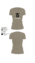 MCAGCC COMMSTRAT 43565701 Women's Short Sleeve V-neck Shirt - 64