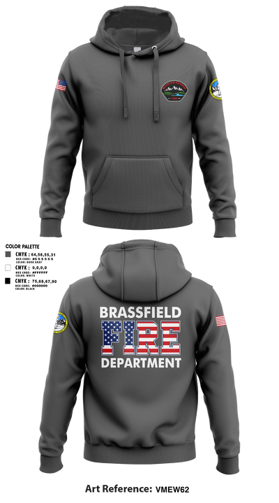Marine corps mountain warfare training center fire and emergency services 80020462 Hoodie - 7