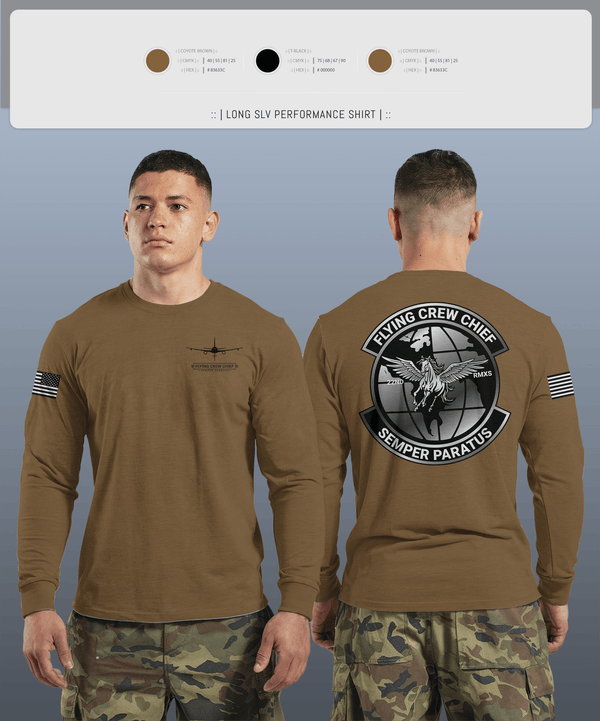 Long Sleeve Performance Shirt, FLYING CREW CHIEFS, , Teamtime, Team time, sublimation, custom sports apparel, team uniforms, spirit wear, spiritwear, sports uniforms, custom shirts, team store, custom team store, fundraiser sports, apparel fundraiser