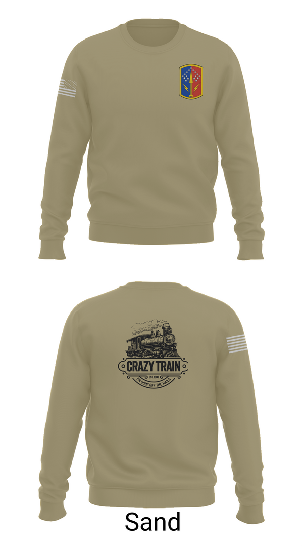 Crew Neck Sweatshirt, 2-174 ADA, Army, Teamtime, Team time, sublimation, custom sports apparel, team uniforms, spirit wear, spiritwear, sports uniforms, custom shirts, team store, custom team store, fundraiser sports, apparel fundraiser