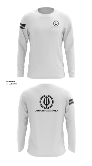 Long Sleeve Performance Shirt, Junior Guards USA, Swimming, Teamtime, Team time, sublimation, custom sports apparel, team uniforms, spirit wear, spiritwear, sports uniforms, custom shirts, team store, custom team store, fundraiser sports, apparel fundraiser