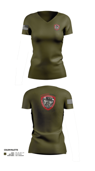 Womens Short Sleeve Vneck Shirt, Northwest Georgia Young Marines, , Teamtime, Team time, sublimation, custom sports apparel, team uniforms, spirit wear, spiritwear, sports uniforms, custom shirts, team store, custom team store, fundraiser sports, apparel fundraiser