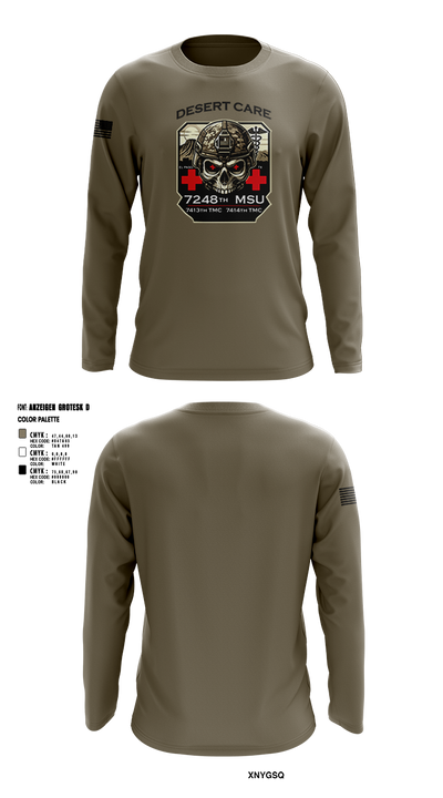 7248th MSU 46326477 Long Sleeve Performance Shirt 2
