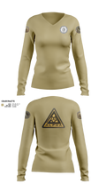 ProForce 74761390 Women's Long Sleeve V-neck Shirt - 3