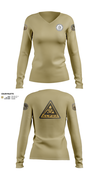 Womens Long Sleeve Vneck Shirt, ProForce, , Teamtime, Team time, sublimation, custom sports apparel, team uniforms, spirit wear, spiritwear, sports uniforms, custom shirts, team store, custom team store, fundraiser sports, apparel fundraiser