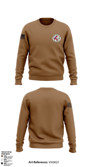 Crew Neck Sweatshirt, Assault Craft Unit Four, Navy, Teamtime, Team time, sublimation, custom sports apparel, team uniforms, spirit wear, spiritwear, sports uniforms, custom shirts, team store, custom team store, fundraiser sports, apparel fundraiser