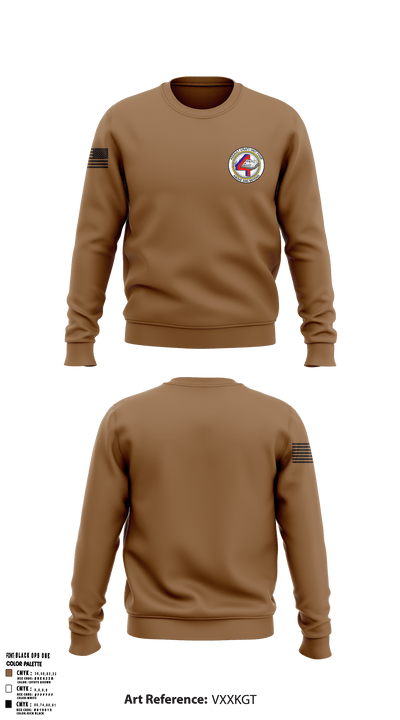 Assault Craft Unit Four 87543498 Crew Neck Sweatshirt - 1