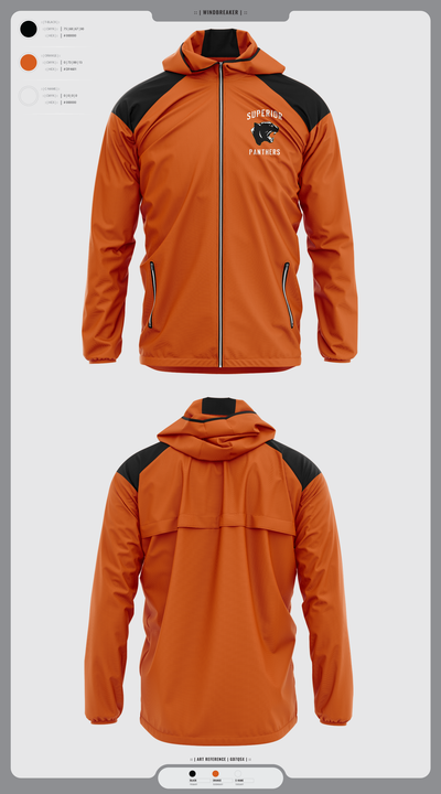 Superior Panthers 9059054 Windbreaker - 2