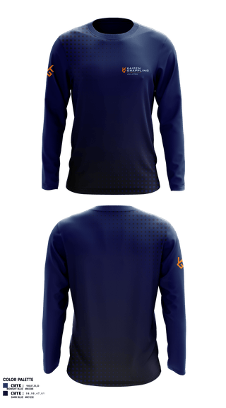 Long Sleeve Rash Guard Shirt, Kaizen Grappling Foundation, Wrestling, Teamtime, Team time, sublimation, custom sports apparel, team uniforms, spirit wear, spiritwear, sports uniforms, custom shirts, team store, custom team store, fundraiser sports, apparel fundraiser