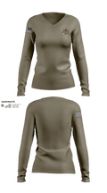 557 ECC 35254187 Women's Long Sleeve V-neck Shirt - 3