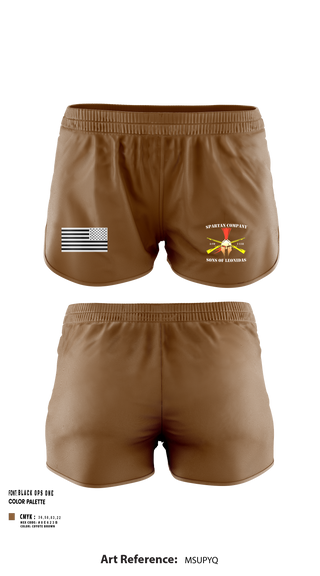 Ranger Panties, Alpha Company 1-138th Infantry Regiment, , Teamtime, Team time, sublimation, custom sports apparel, team uniforms, spirit wear, spiritwear, sports uniforms, custom shirts, team store, custom team store, fundraiser sports, apparel fundraiser
