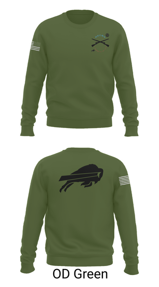 Crew Neck Sweatshirt, C TRP 2-101 CAV, , Teamtime, Team time, sublimation, custom sports apparel, team uniforms, spirit wear, spiritwear, sports uniforms, custom shirts, team store, custom team store, fundraiser sports, apparel fundraiser