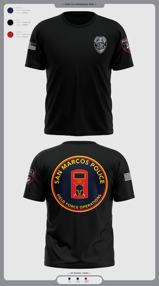 Old School Cotton Feel Shirt, San marcos police - field force, Police, Teamtime, Team time, sublimation, custom sports apparel, team uniforms, spirit wear, spiritwear, sports uniforms, custom shirts, team store, custom team store, fundraiser sports, apparel fundraiser