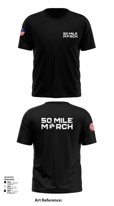 50 Mile March 87874734 Short Sleeve Performance Shirt - 1