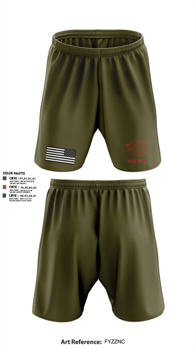 Special Boat Team 22 73434098 Athletic Shorts With Pockets - 1