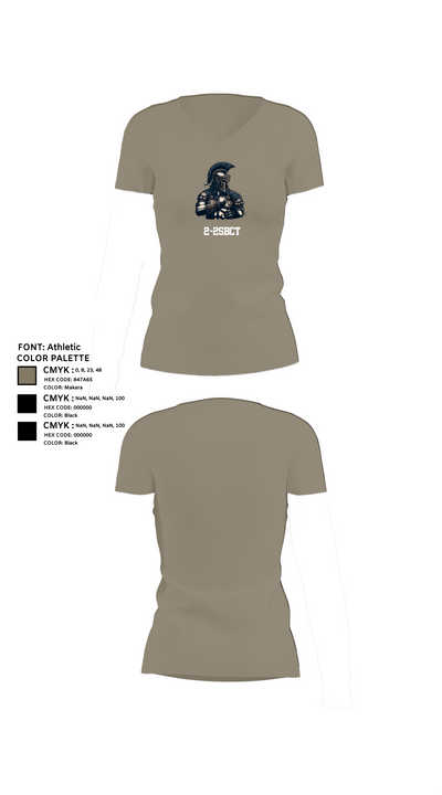 2-2SBCT 82713224 Women's Short Sleeve V-neck Shirt - 64