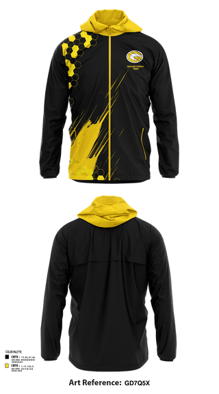 Windbreaker, Goodland Cowboys Tennis, Tennis, Teamtime, Team time, sublimation, custom sports apparel, team uniforms, spirit wear, spiritwear, sports uniforms, custom shirts, team store, custom team store, fundraiser sports, apparel fundraiser