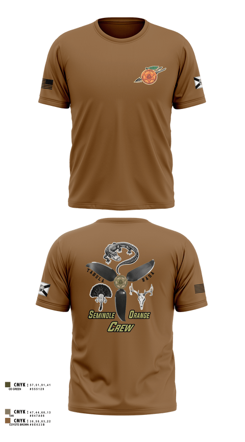 Old School Cotton Feel Shirt, Seminole / Orange Crew, , Teamtime, Team time, sublimation, custom sports apparel, team uniforms, spirit wear, spiritwear, sports uniforms, custom shirts, team store, custom team store, fundraiser sports, apparel fundraiser
