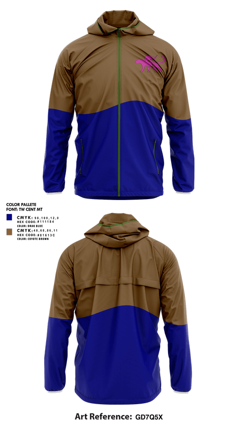 Windbreaker, Panther Brazilian açai, , Teamtime, Team time, sublimation, custom sports apparel, team uniforms, spirit wear, spiritwear, sports uniforms, custom shirts, team store, custom team store, fundraiser sports, apparel fundraiser