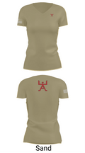 355 CES 91493290 Women's Short Sleeve V-neck Shirt - 88