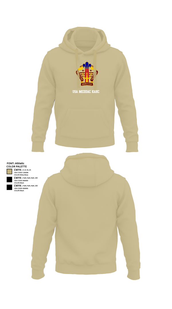 Hoodie, USA MEDDAC KAHC, Army, Teamtime, Team time, sublimation, custom sports apparel, team uniforms, spirit wear, spiritwear, sports uniforms, custom shirts, team store, custom team store, fundraiser sports, apparel fundraiser