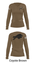 C TRP 2-101 CAV 72009091 Women's Long Sleeve V-neck Shirt - 16