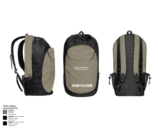 Gear Bag, Adam Platoon, , Teamtime, Team time, sublimation, custom sports apparel, team uniforms, spirit wear, spiritwear, sports uniforms, custom shirts, team store, custom team store, fundraiser sports, apparel fundraiser