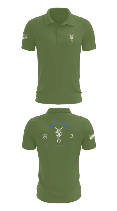 Apocalypse Platoon 49394201 Short Sleeve Performance Polo - 47