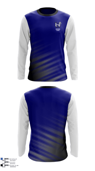 Long Sleeve Performance Shirt, Hawkins Tennis, Tennis, Teamtime, Team time, sublimation, custom sports apparel, team uniforms, spirit wear, spiritwear, sports uniforms, custom shirts, team store, custom team store, fundraiser sports, apparel fundraiser