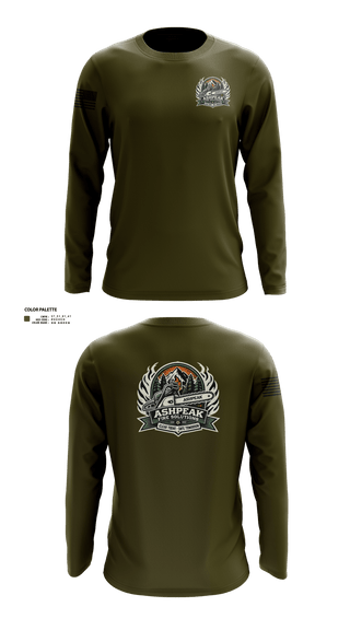 Long Sleeve Performance Shirt, AshPeak Fire Solutions, , Teamtime, Team time, sublimation, custom sports apparel, team uniforms, spirit wear, spiritwear, sports uniforms, custom shirts, team store, custom team store, fundraiser sports, apparel fundraiser