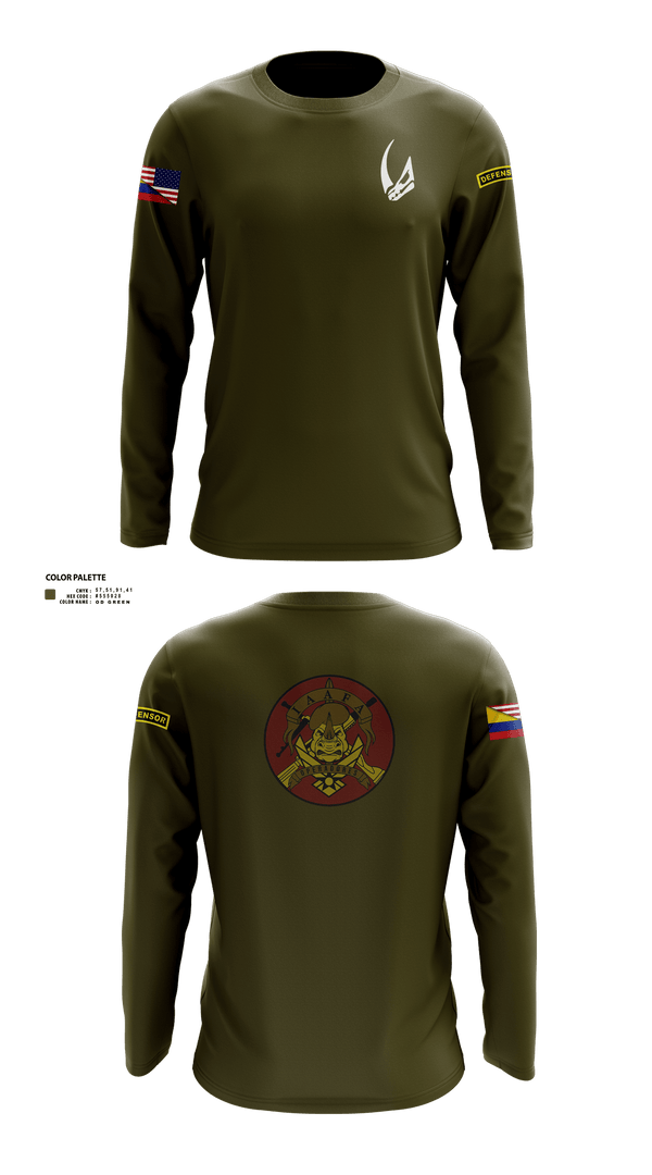 Long Sleeve Performance Shirt, 837 TRS Rhinos, Air Force, Teamtime, Team time, sublimation, custom sports apparel, team uniforms, spirit wear, spiritwear, sports uniforms, custom shirts, team store, custom team store, fundraiser sports, apparel fundraiser