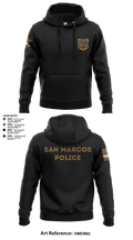 San Marcos Police Drone Unit 43960495 Hoodie - 3