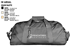 Duffle Bag, Peachtree Partners, , Teamtime, Team time, sublimation, custom sports apparel, team uniforms, spirit wear, spiritwear, sports uniforms, custom shirts, team store, custom team store, fundraiser sports, apparel fundraiser