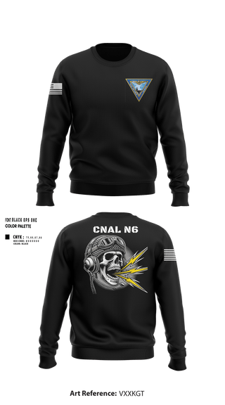 Crew Neck Sweatshirt, COMNAVAIRLANT, , Teamtime, Team time, sublimation, custom sports apparel, team uniforms, spirit wear, spiritwear, sports uniforms, custom shirts, team store, custom team store, fundraiser sports, apparel fundraiser