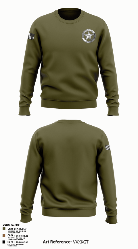 Crew Neck Sweatshirt, Sheriff, , Teamtime, Team time, sublimation, custom sports apparel, team uniforms, spirit wear, spiritwear, sports uniforms, custom shirts, team store, custom team store, fundraiser sports, apparel fundraiser