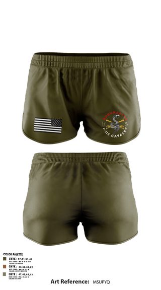 Ranger Panties, 1-113 Calvary, , Teamtime, Team time, sublimation, custom sports apparel, team uniforms, spirit wear, spiritwear, sports uniforms, custom shirts, team store, custom team store, fundraiser sports, apparel fundraiser